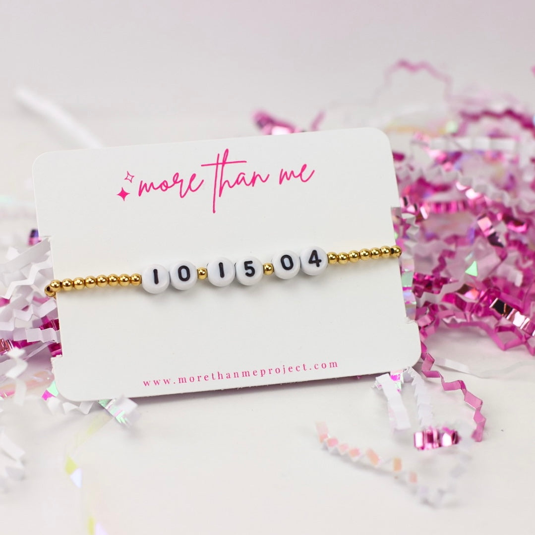 forever & always {date} bracelet