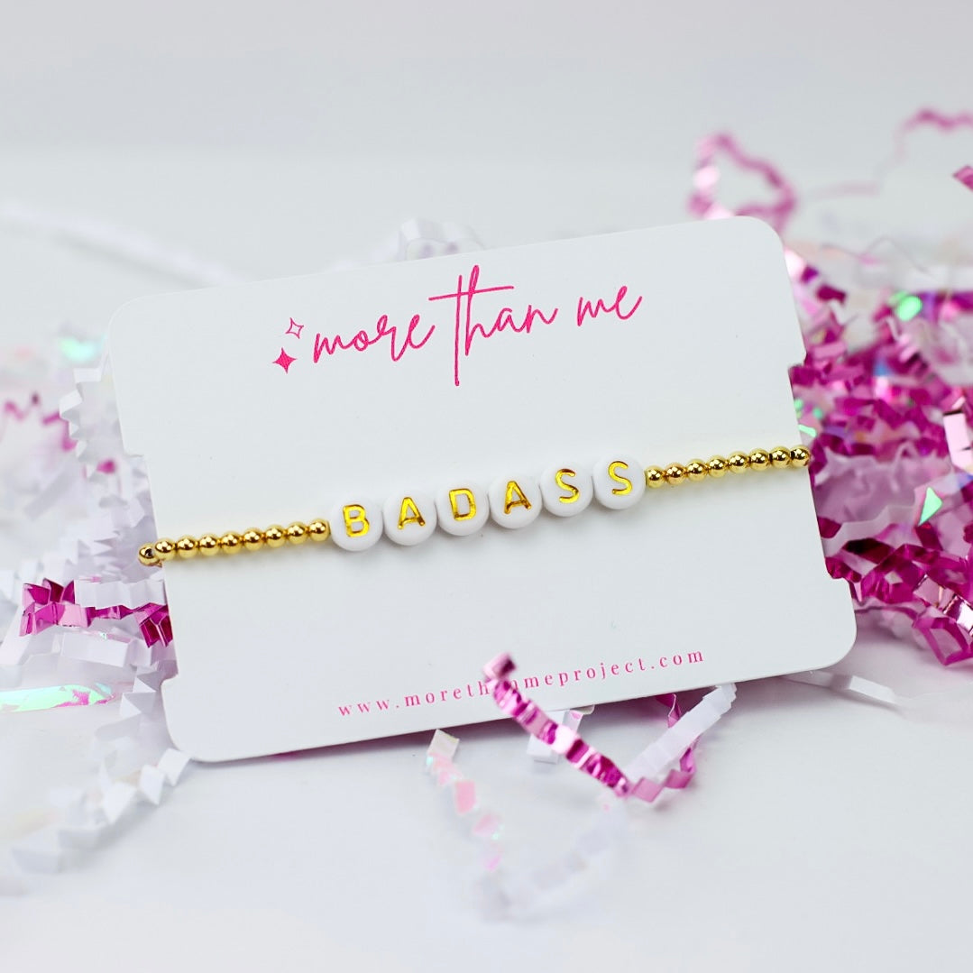 u girl {badass} bracelet