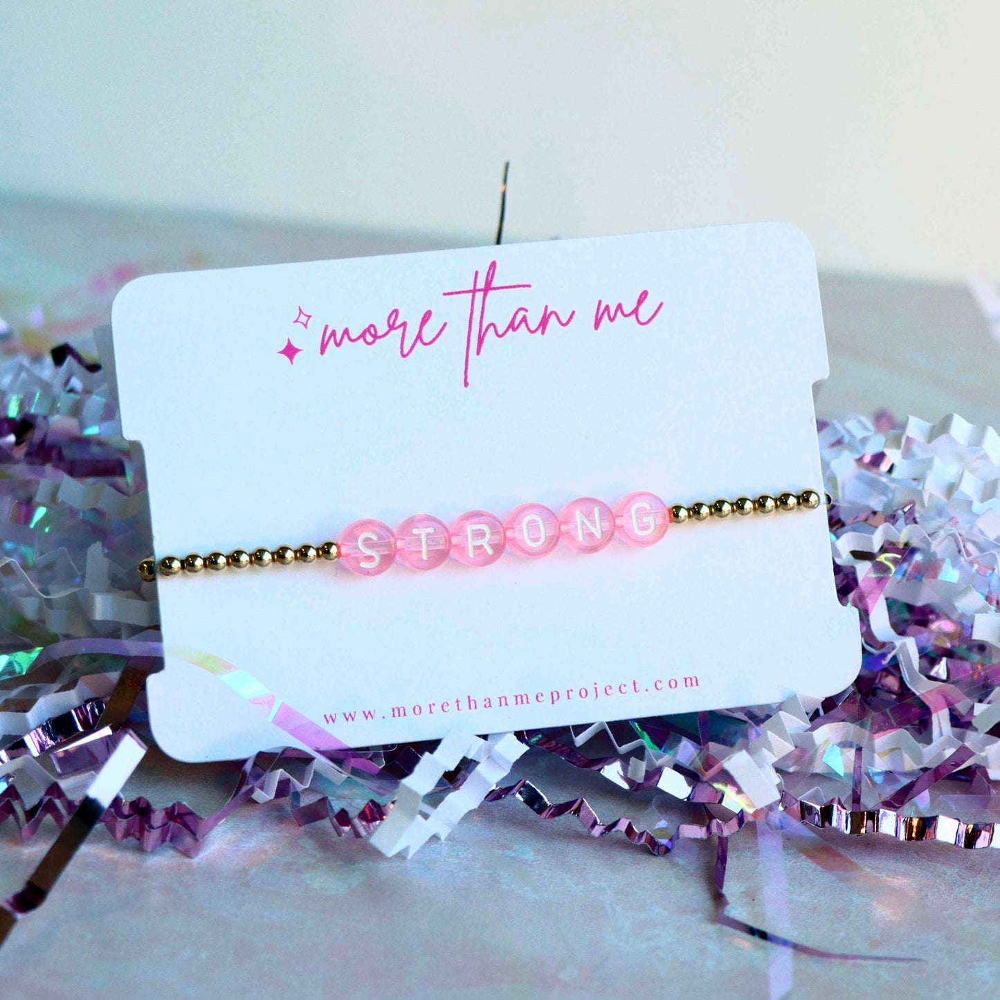 think pink {strong} pink bracelet