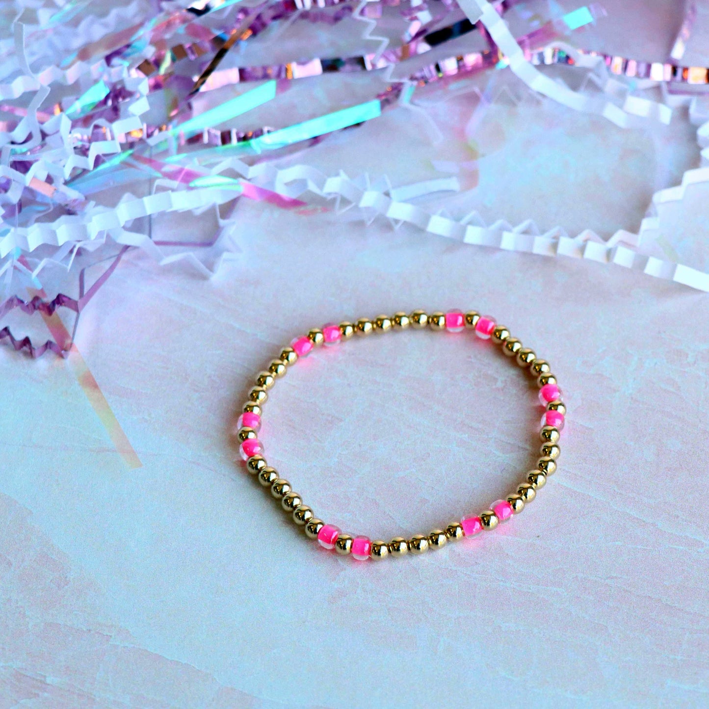pink {adley} bracelet