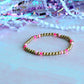 pink & light pink {adley} bracelet