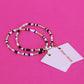 color pop bracelet {black & white}