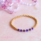 blue color bar bracelet