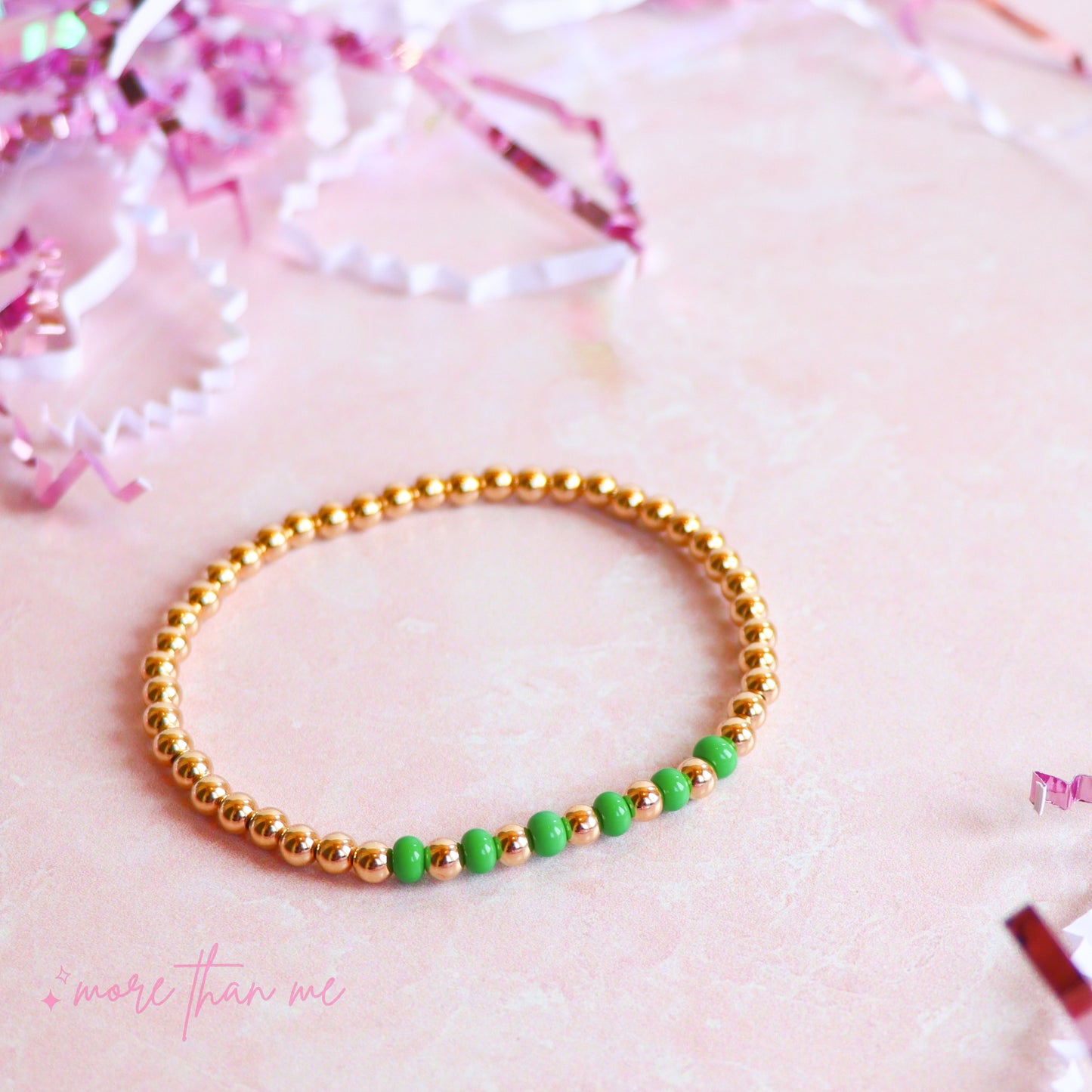 green color bar bracelet