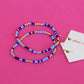 color pop bracelet {navy & powder blue}