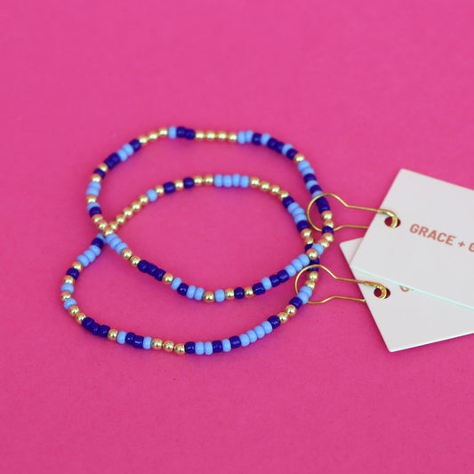 color pop bracelet {navy & powder blue}