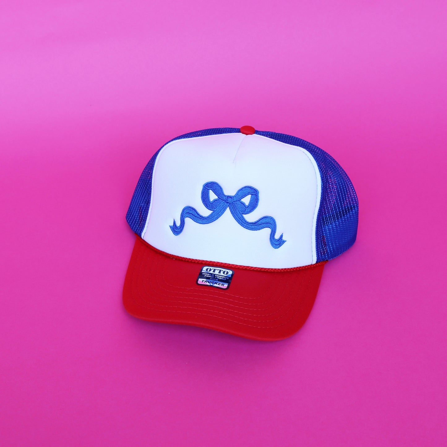 miss americana bow trucker hat